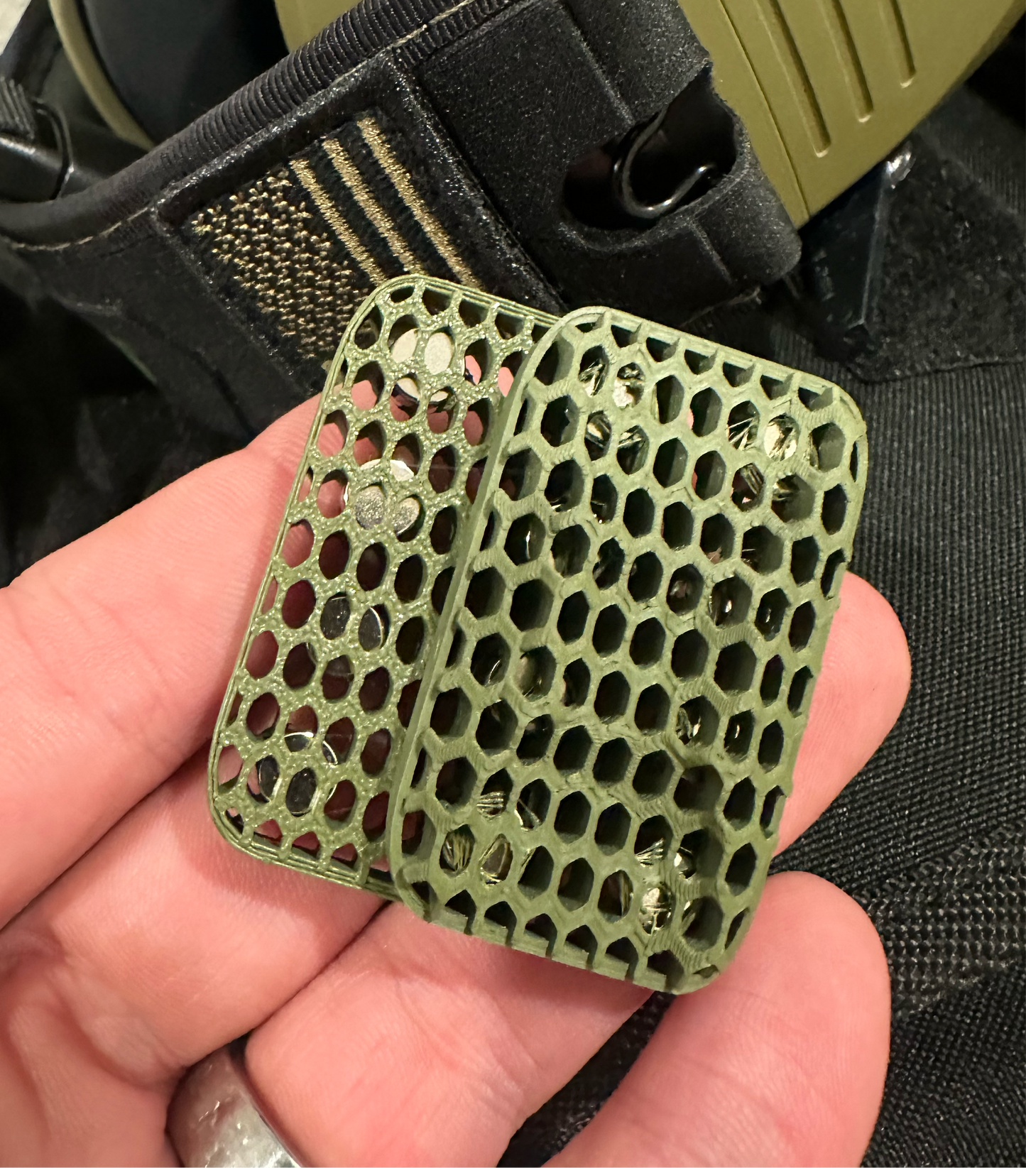 Fully Skeletonized Verkk Fidget Slider 3 click (OD green)