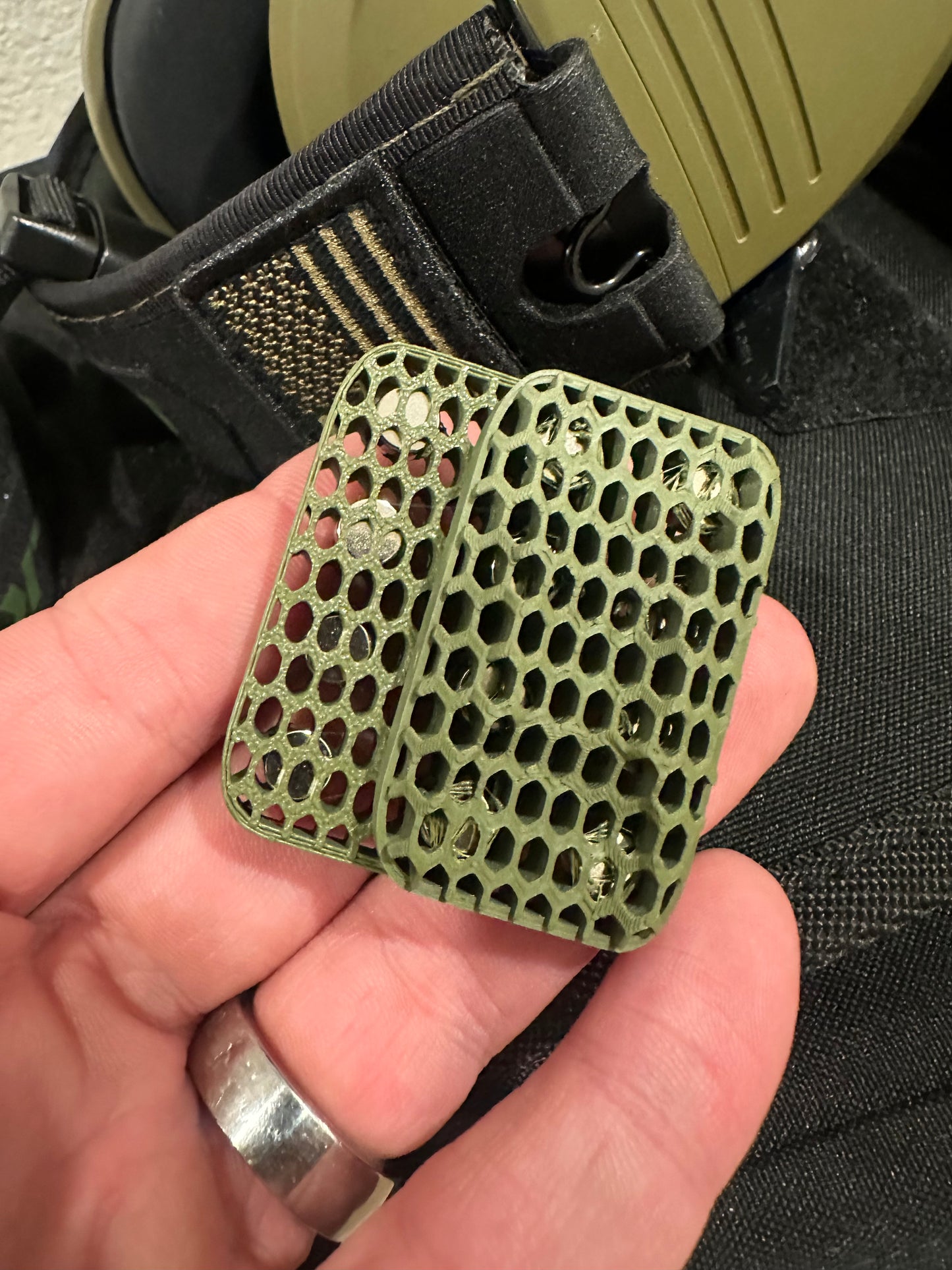 Fully Skeletonized Verkk Fidget Slider 3 click (OD green)