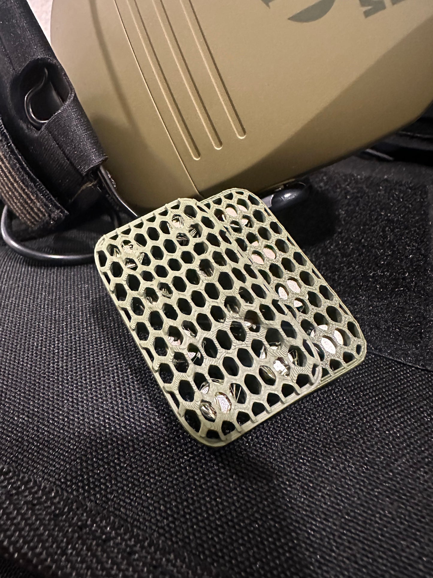 Fully Skeletonized Verkk Fidget Slider 3 click (OD green)