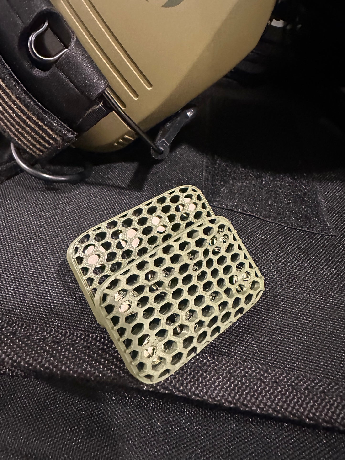 Fully Skeletonized Verkk Fidget Slider 3 click (OD green)